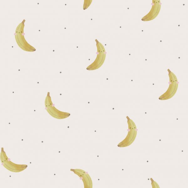 Banana offwhite dots