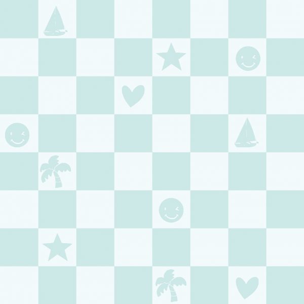 Checker_20cm_tuerkis_item