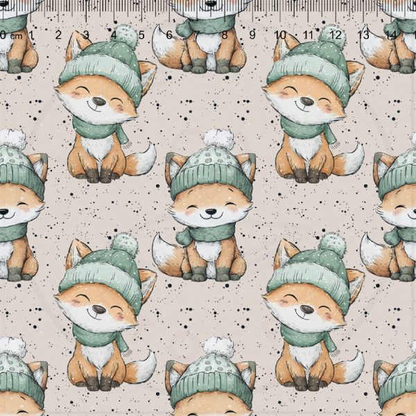 Winterfüchse beige