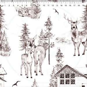 Deers_brown_vintage_
