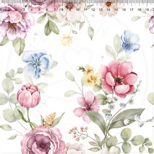 floral1_meadow Tile white