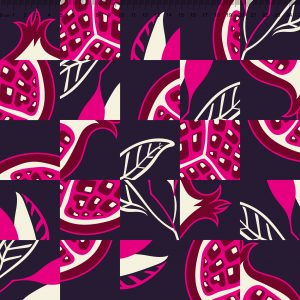 Pink-Pom-Granatapfel-Pink,Rot,Creme