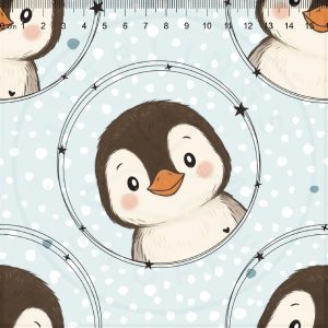 Dotties blau Pinguin