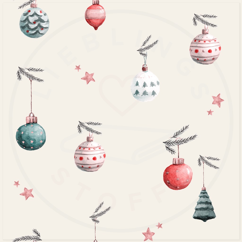 Christmas balls_red green